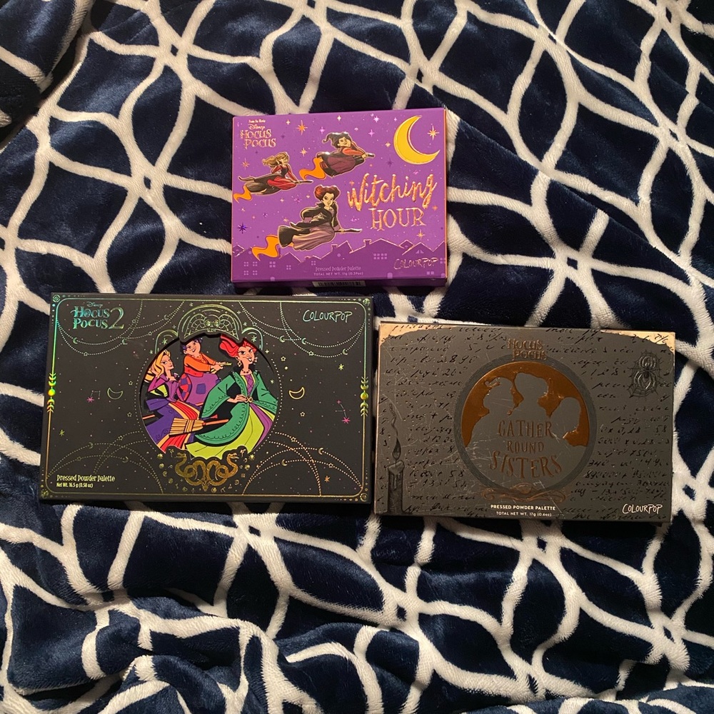 ColourPop Hocus Pocus collection of eyeshadows
